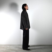 INTERIM(インテリム)TEXTURED DONEGAL BOUCLÉ DEADSTOCK HYPER BIG FLY FRONT SHIIRTS JACKET