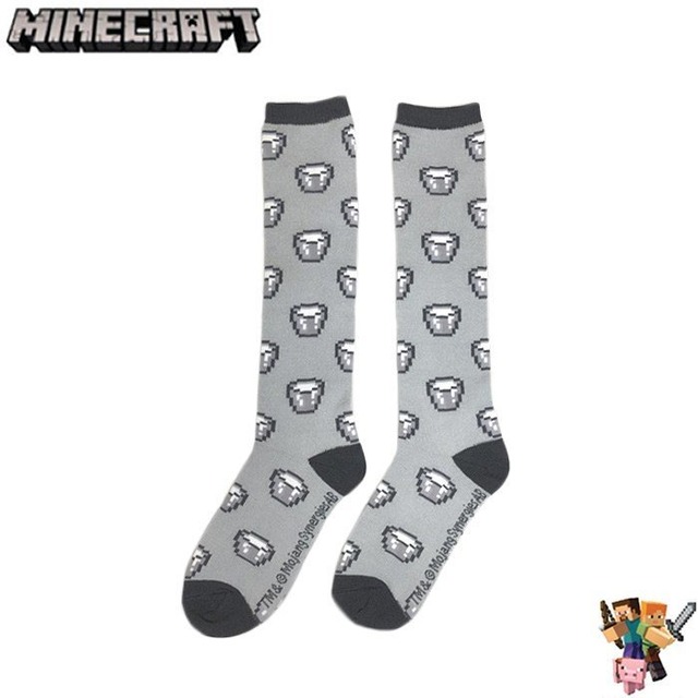 靴下マインクラフトソックス Knee Highs ムーシュルーム キノコ 牛乳 2 Pack 1set 047 Minecraft 靴下マインクラフトソックス Knee Highs ムーシュルーム キノコ 牛乳 2 Pack 1set 047 Minecraft