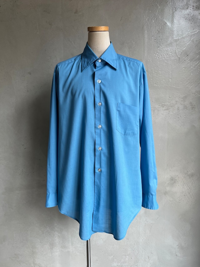 70's "SEARS" ジャストフィットコットンポリカラードレスシャツ