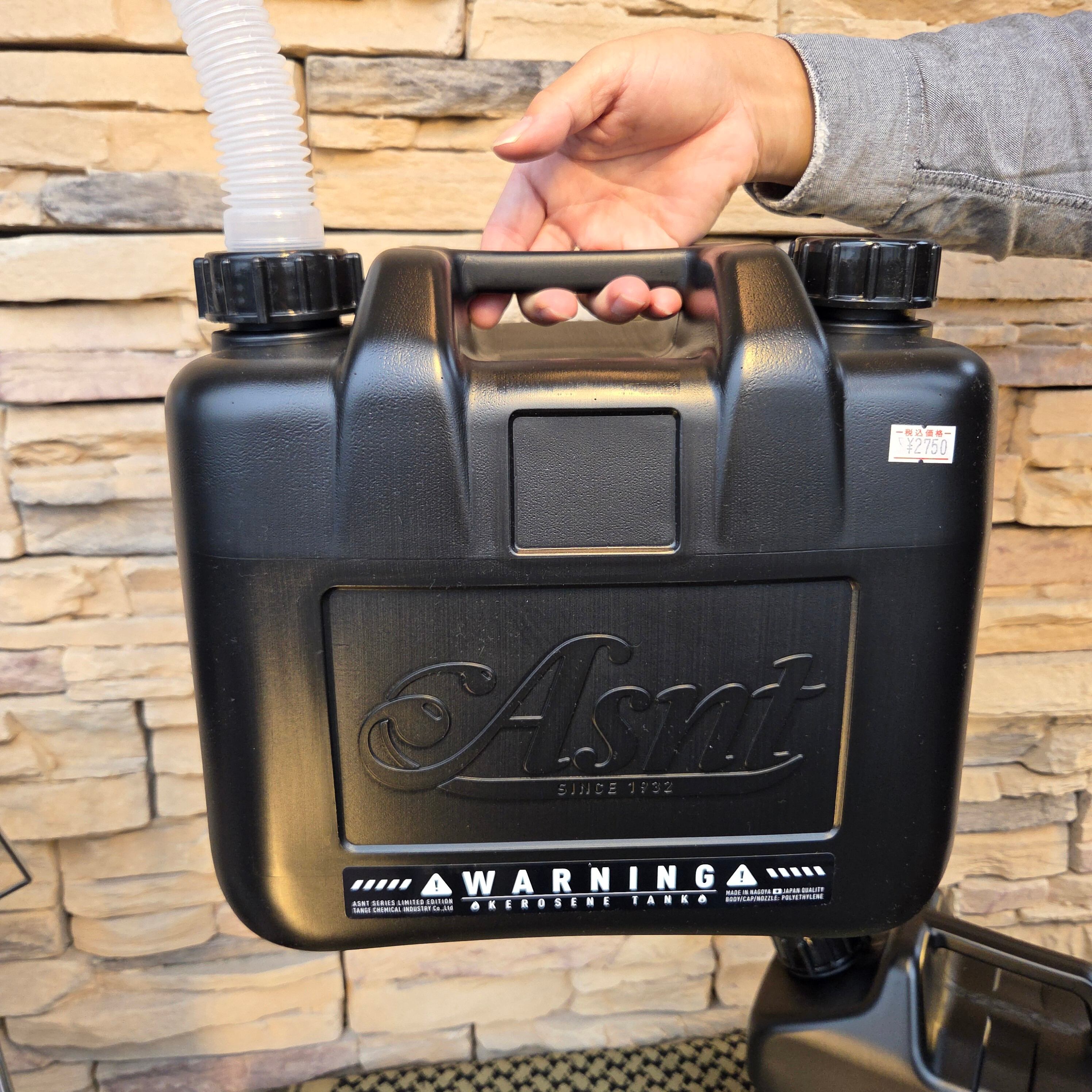 タンゲ化学工業】ASNT KEROSENECAN 2025年【5L/10L】カラー：ブラック