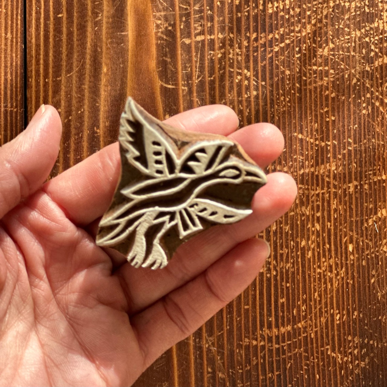 ウッドブロックスタンプ | 鳥04