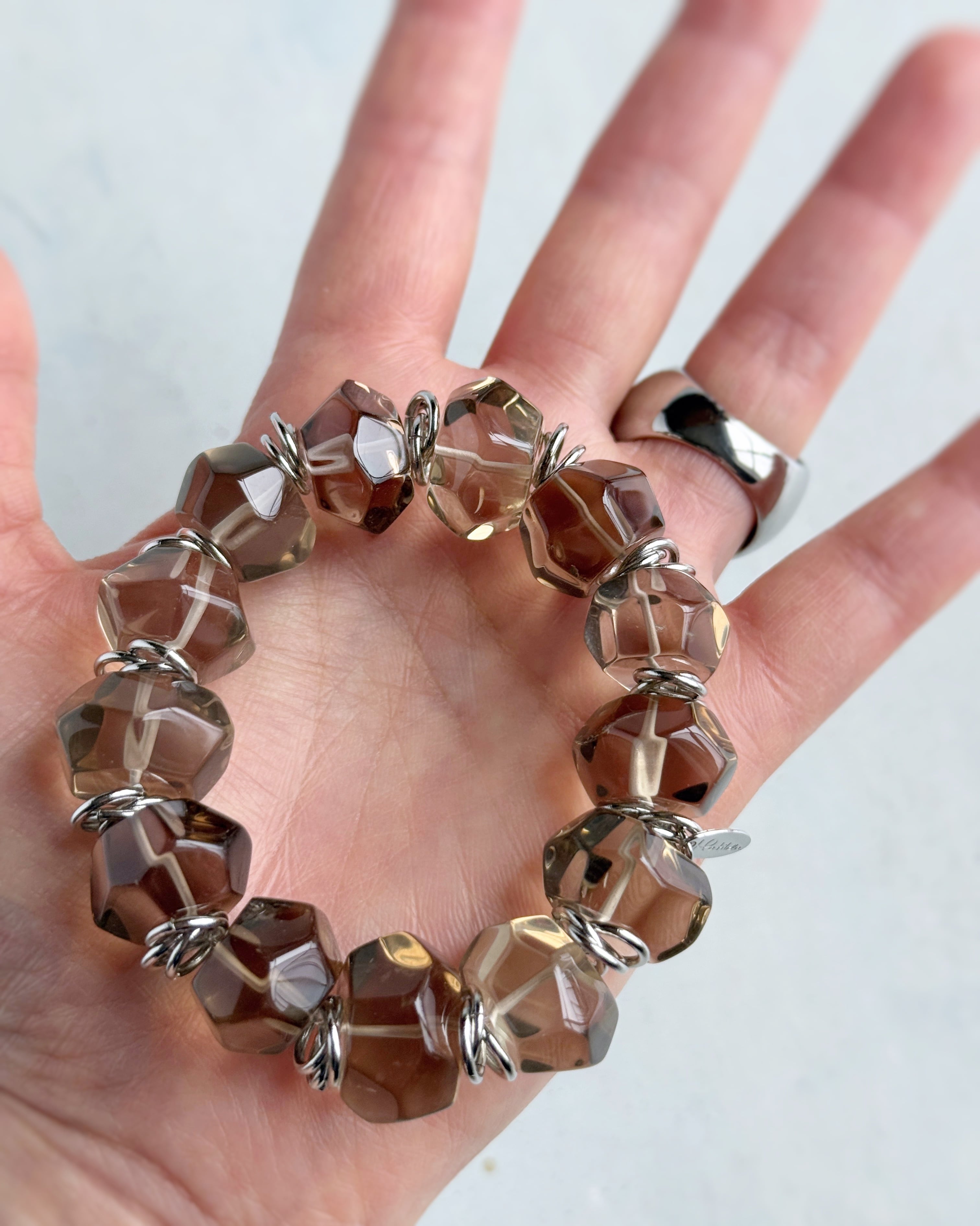 tumble bracelet(スモーキークォーツ)