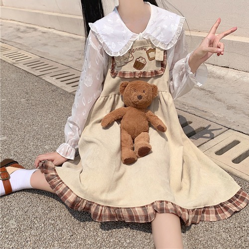 ✞ スカート ♡チェック柄ノースリーブ レッド 刺繍 ガーリー ✞ゴスロリ SM ミリ 甘ロリ クラロリ 和ロリ エレガント 黒ロリ 姫ロリ 華ロリ BB-BB3224209279