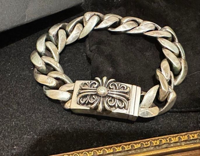 CHROME HEARTS クロムハーツ クラシックリンク チェーンブレスレット