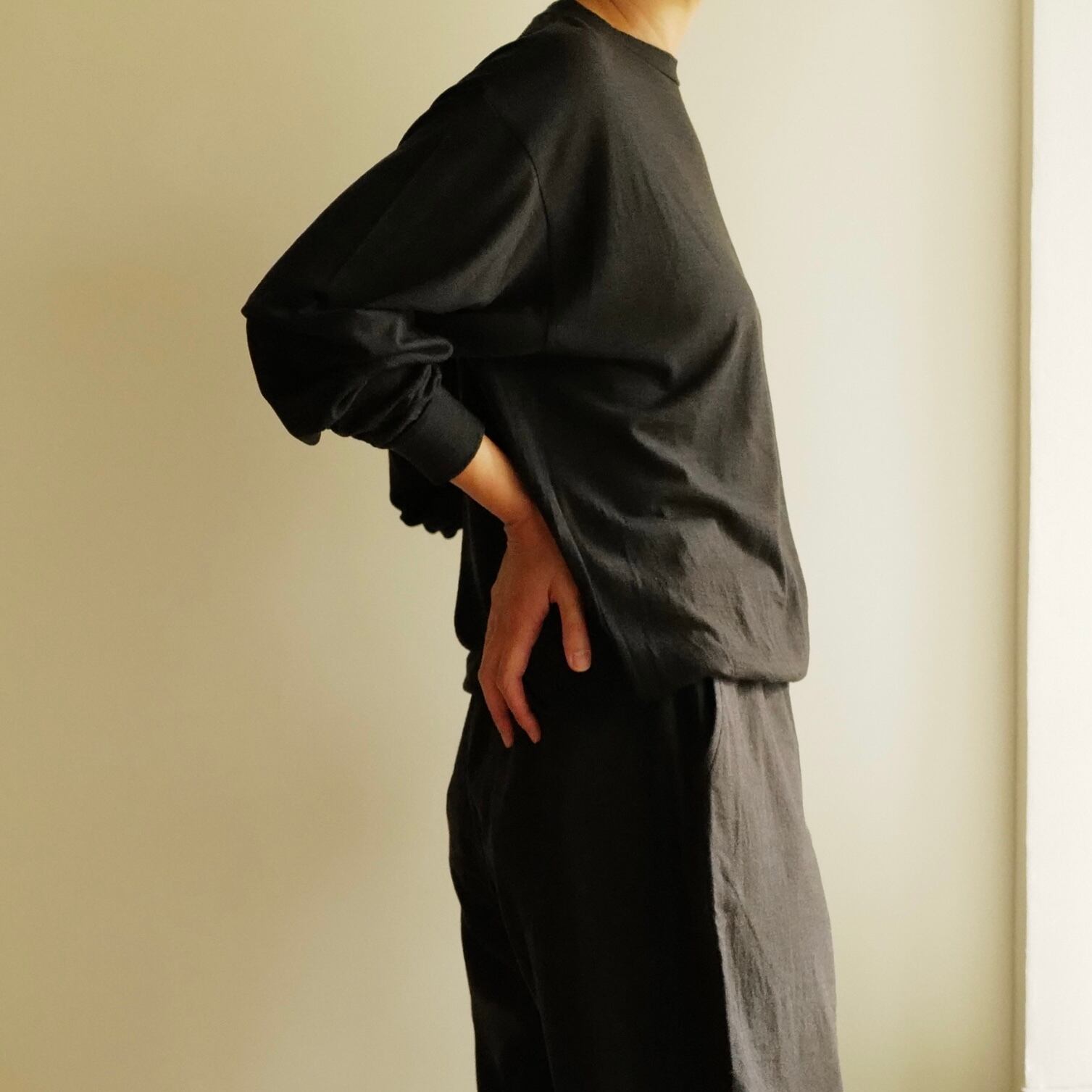COMOLI ｜ウール天竺長袖クルー | HJ GALLERY