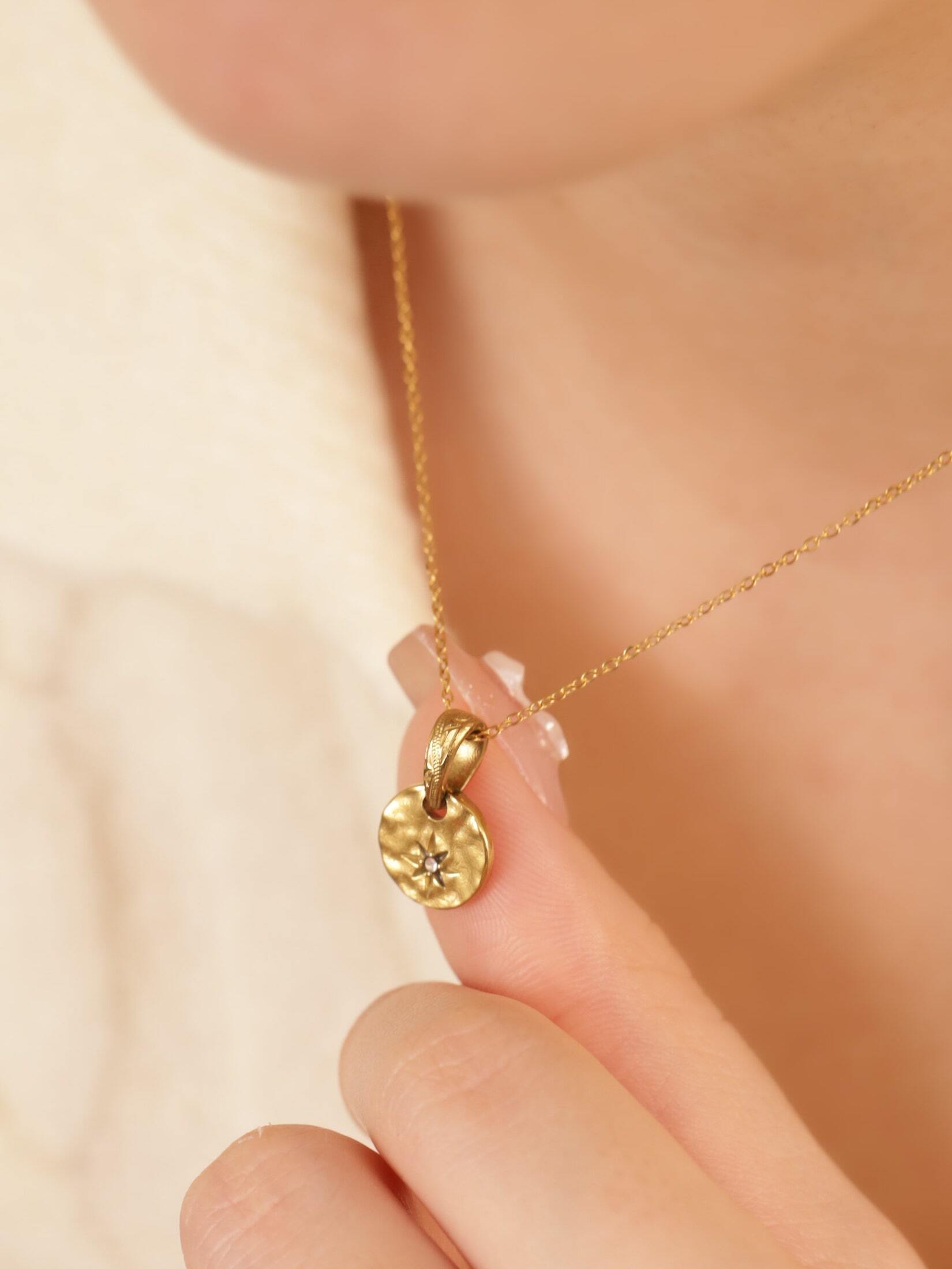 316L hawaiian petit sun necklace #n15