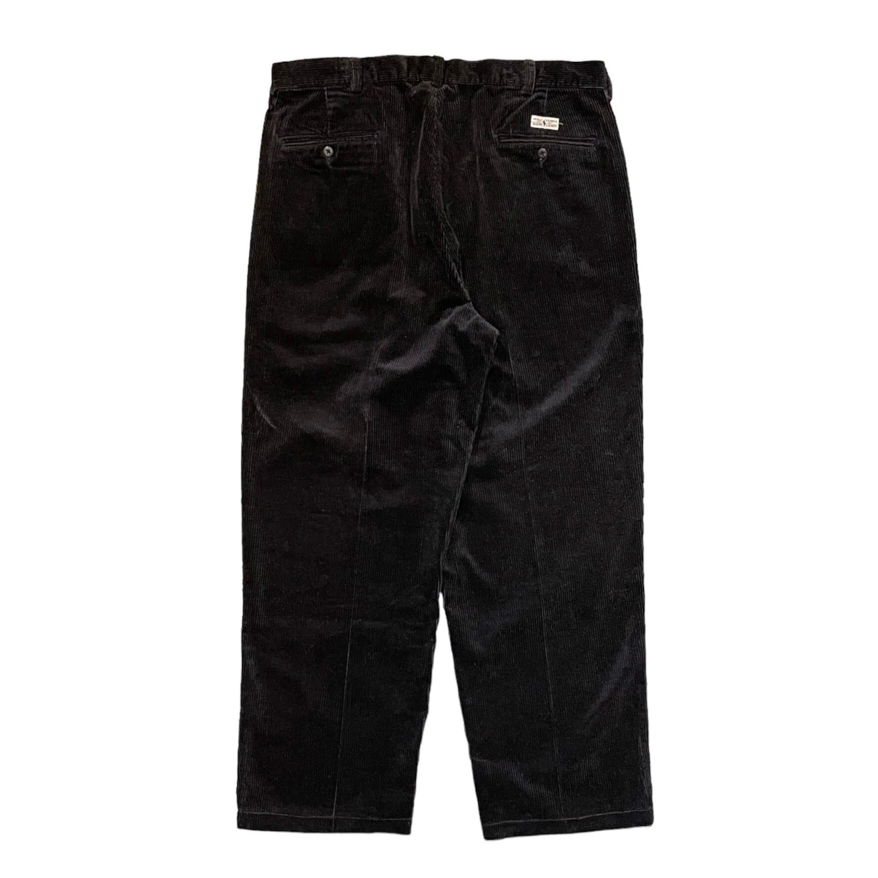 's Polo Ralph Lauren 2Tuck Corduroy Andrew Pants Black / ポロ