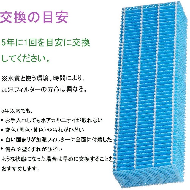 HOUQUA FZ-H40MF 加湿フィルター KI-JS40 KI-HS40 フィルター KI-LS40 加湿器用フィルター 2枚 互換品