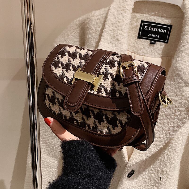 オータムウィンター 秋物 冬物 メッセンジャーバッグ サドルバッグ シートバッグ 手作りハンドバック39755711851