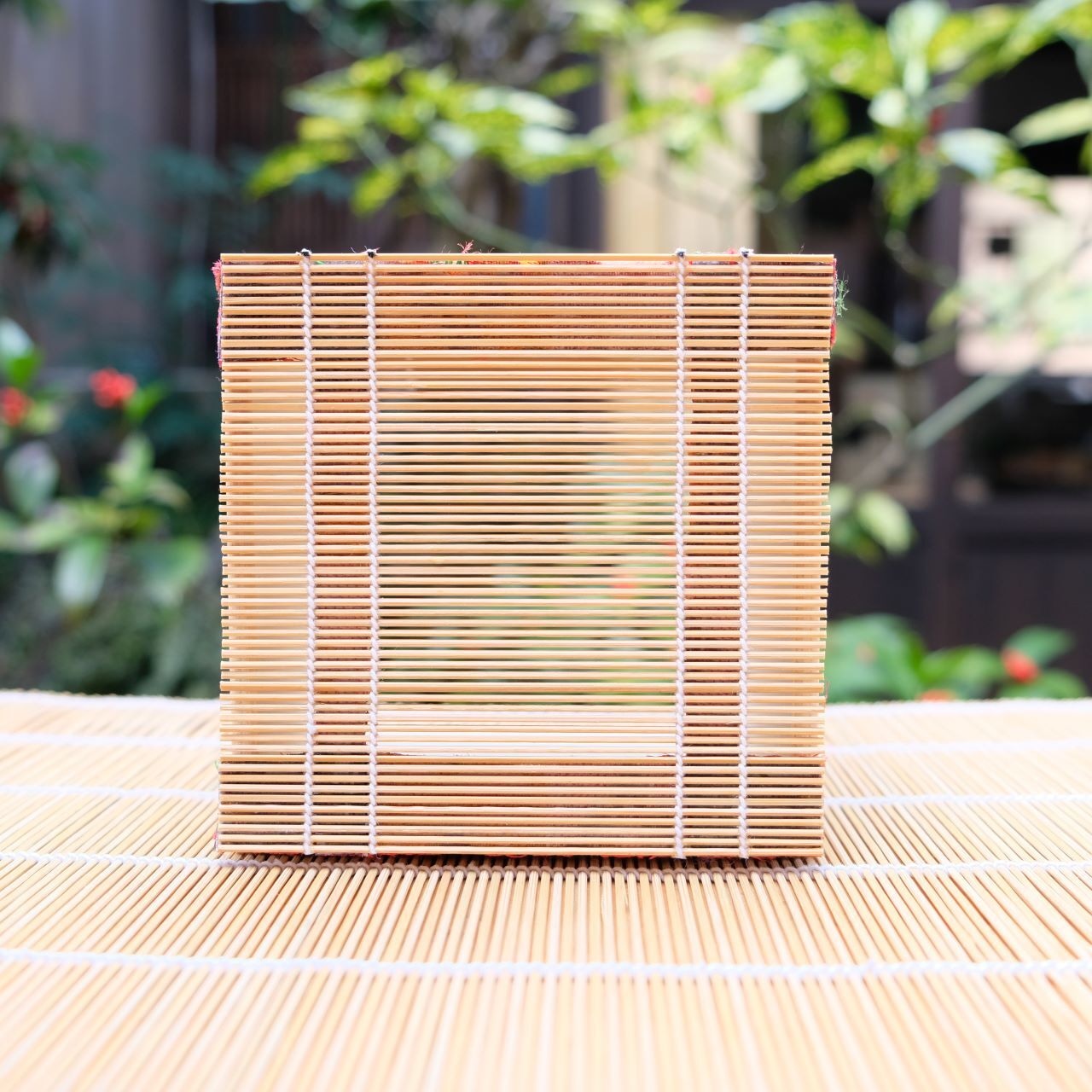 【すだれBOX】おもやい箱雛 お雛様 12㎝×12㎝×奥行10㎝