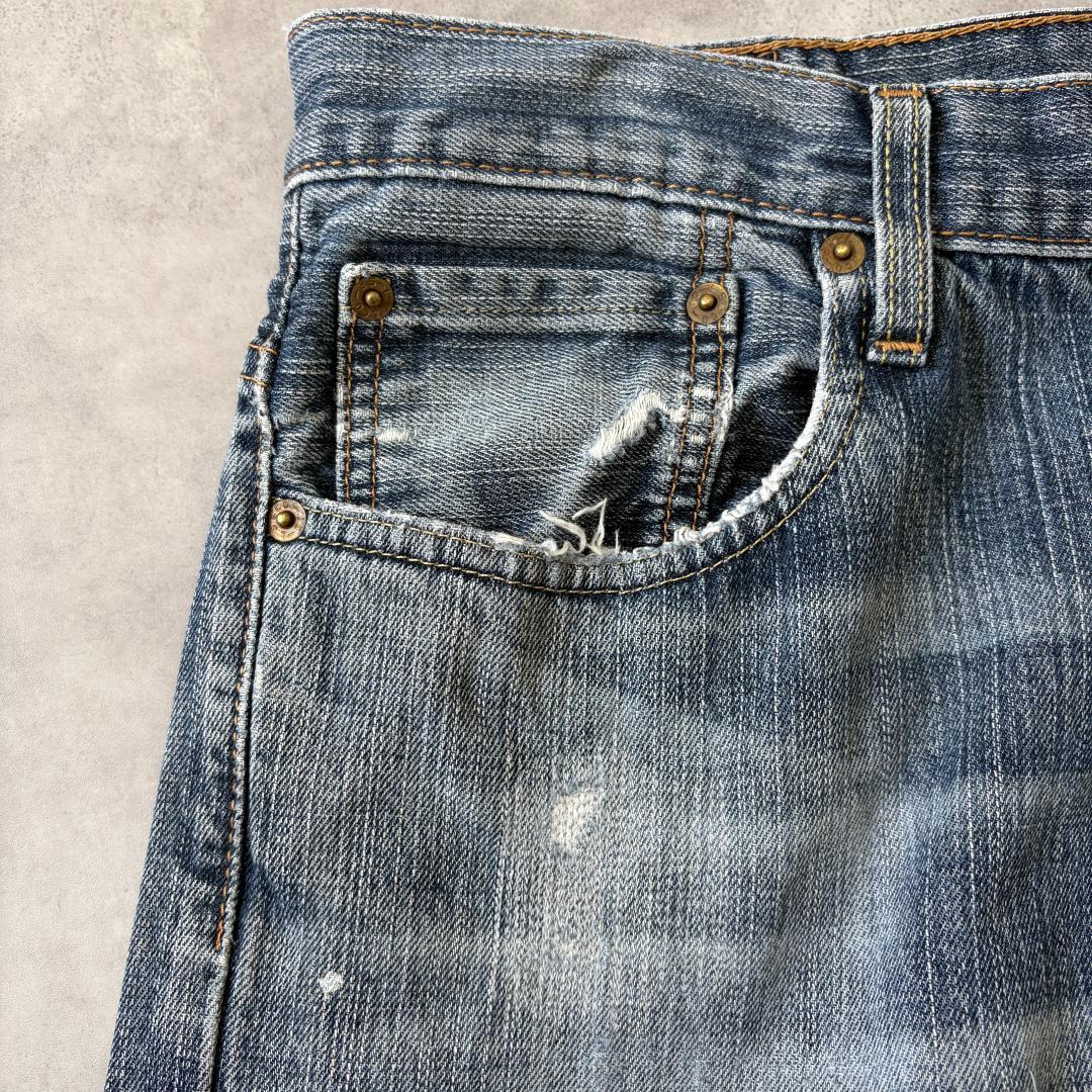 リーバイス569 Levis W32 ブルーデニム 青 古着 ヒゲ 21319 | fuufu