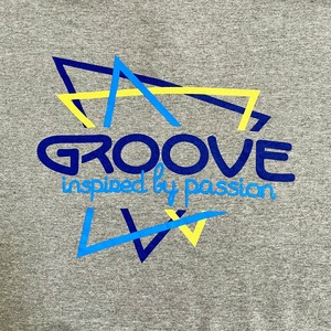 【JERZEES】GROOVE バックプリント ワンポイントロゴ ハーフジップ スウェット プルオーバー グレー L US古着