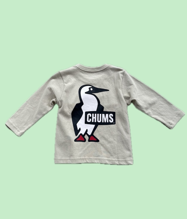 CHUMS【 Booby Logo Brushed L/S T-Shirt】Kids