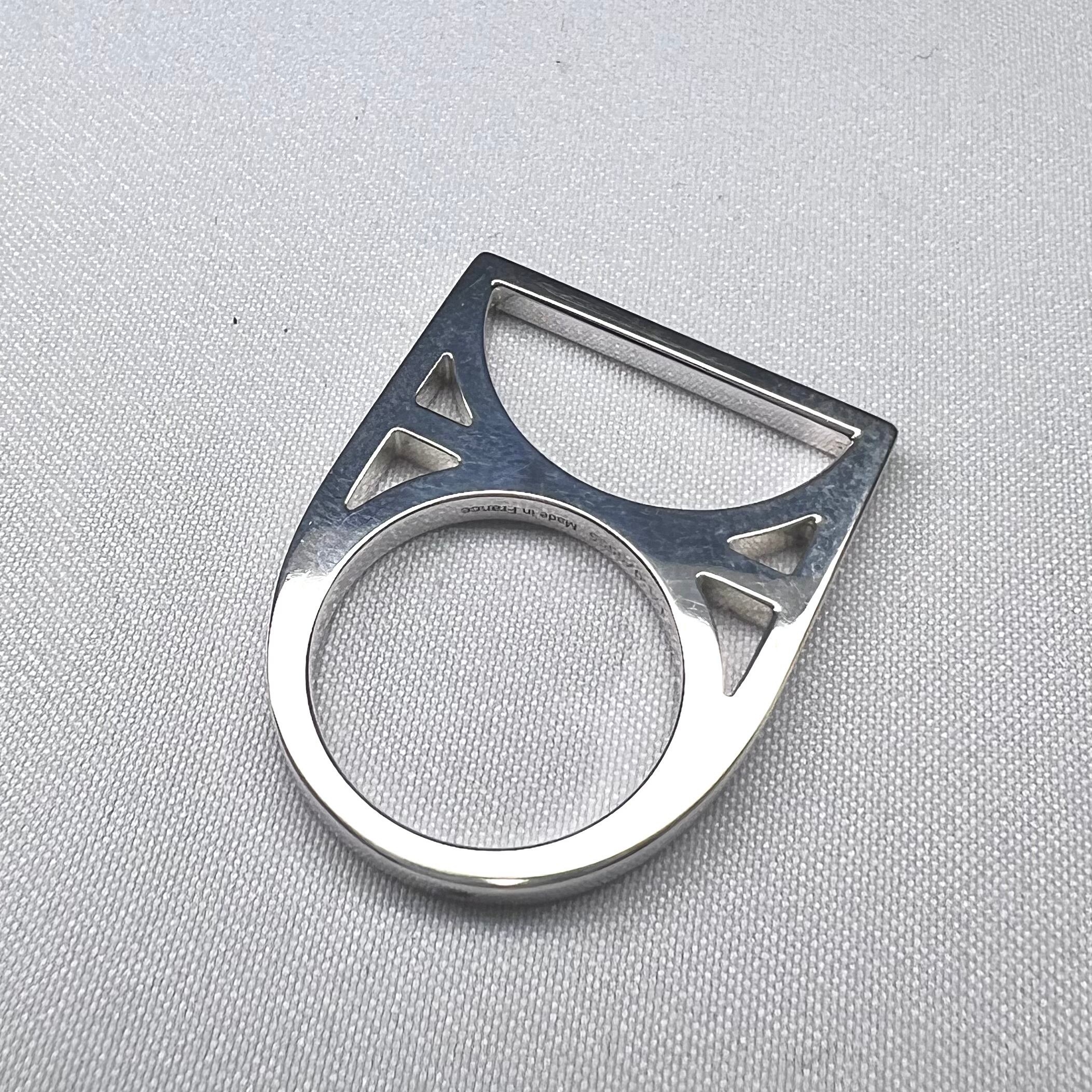 HERMES エルメス シェーヌダンクル ゲーム リング シルバー925 約12号  