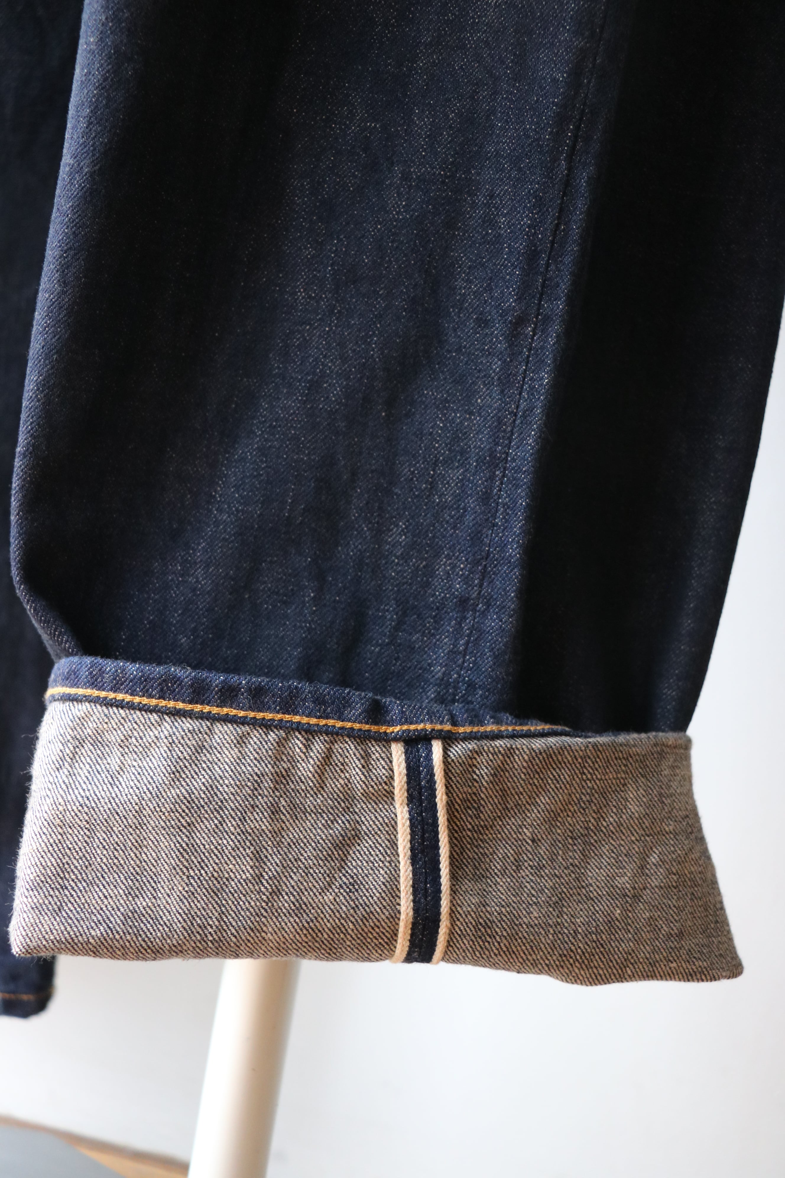 Ancellm -#08 SELVEDGE MIDDLE STRAIGHT 5P DENIM PANTS OW- / ANC-#08