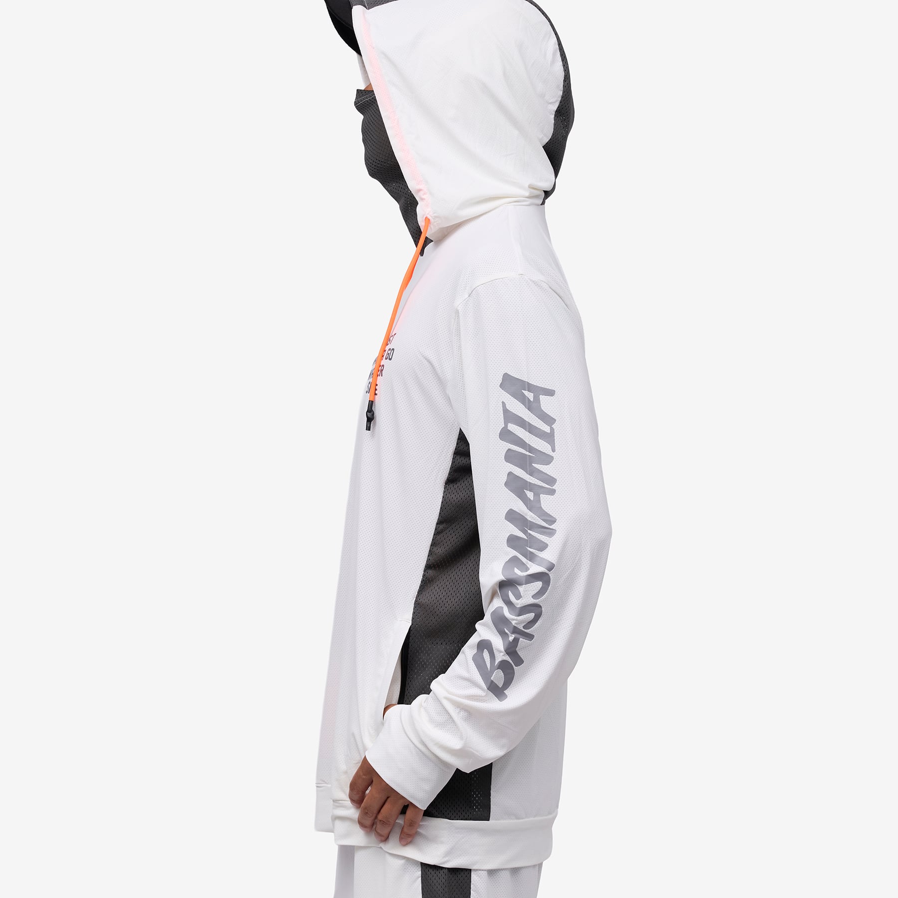 3WAY UV Rush Cool Logo Pullover［WHITE］［LIMITED］ | bassmania.jp