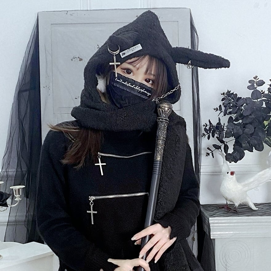 うさぎジャケット 病み可愛い地雷系オルチャン 韓国ファッション