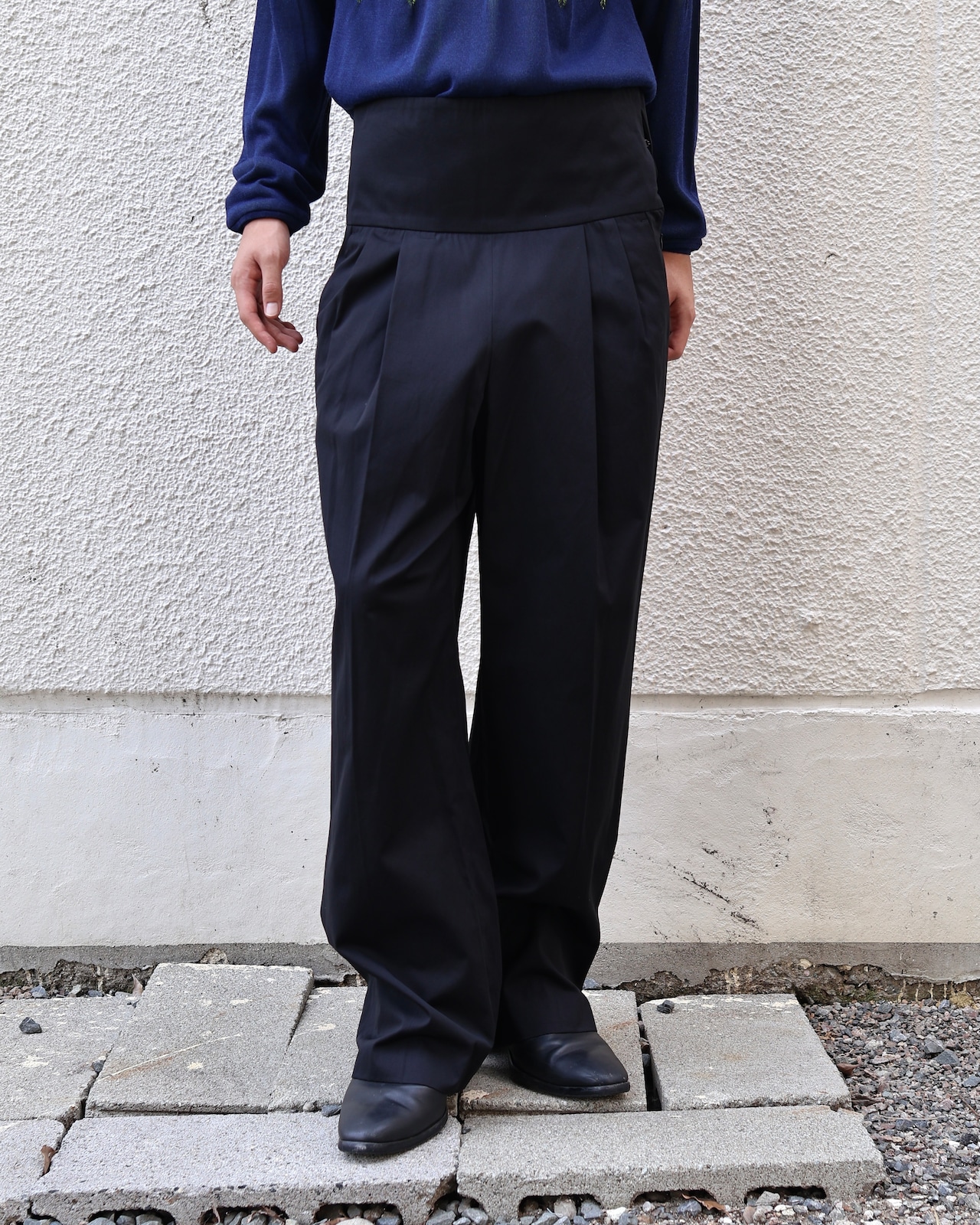 【DRIES VAN NOTEN】waist detail trousers