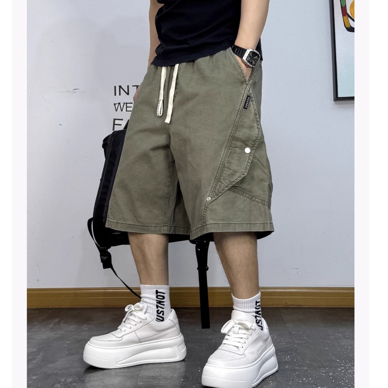 Wide fit urban cargo shorts 0929 - 3