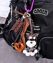 シュナウザー×スイーツBAGチャーム (BROWN) CQ-46516H