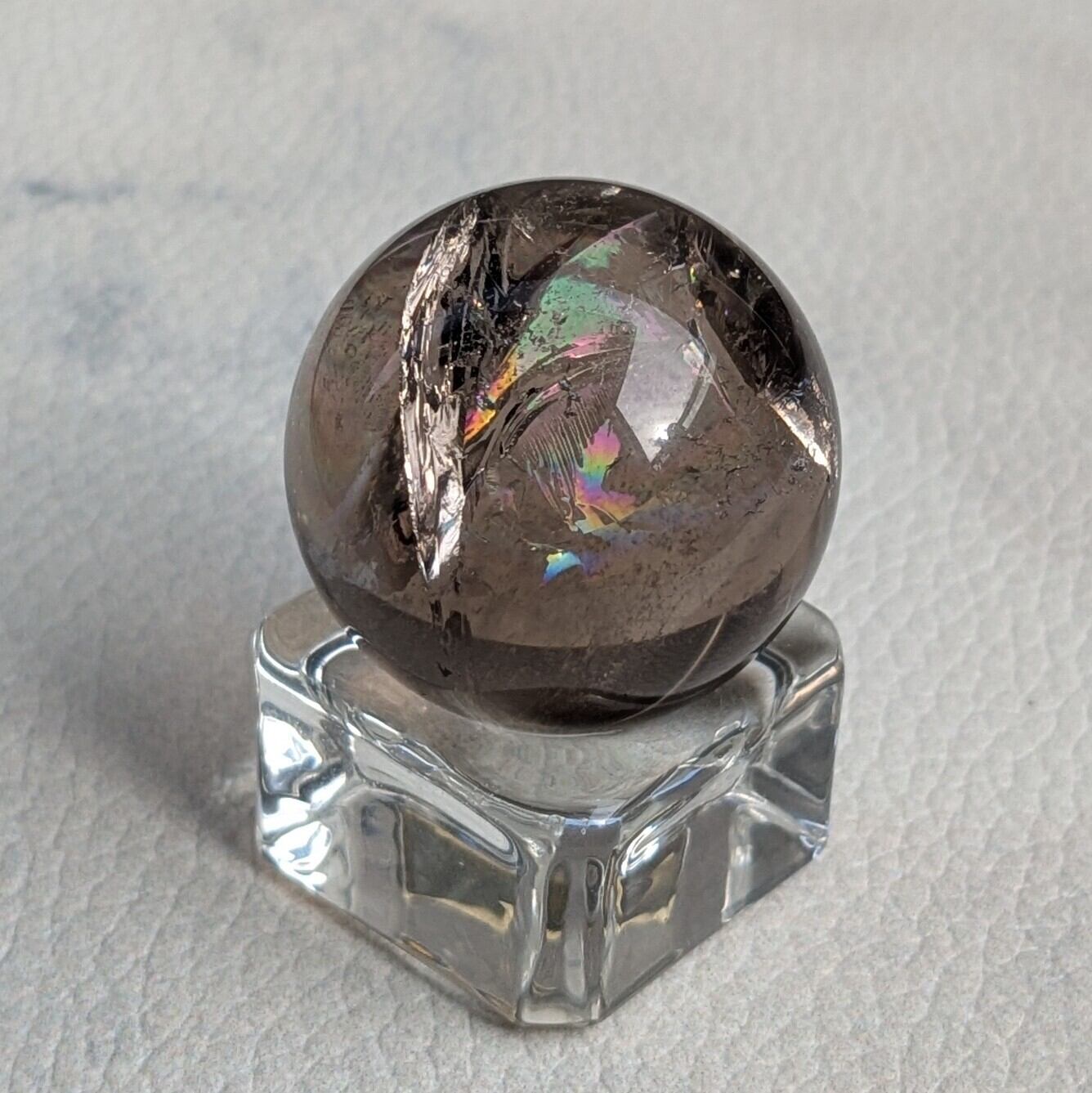 アイリススモーキークォーツ スフィア 約27mm | iris imrama stone