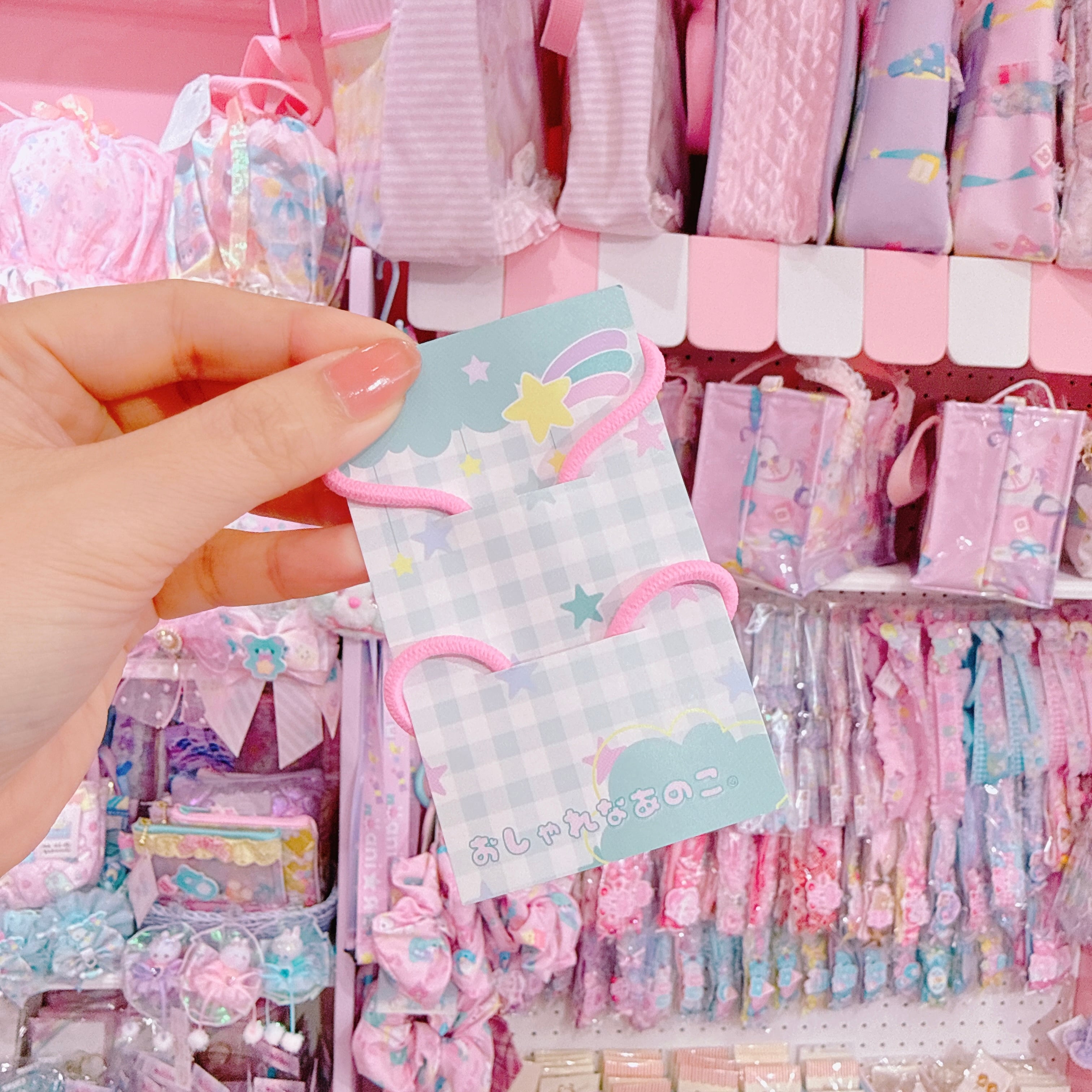 【P6】10-2おはじきツインヘアゴム