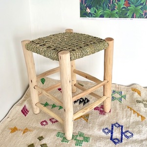 Moroccan wooden chair モロッコ ドーム木椅子 w32.5×31.5×h42cm (4)