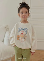 【取寄】Dailybebe ケーキトレーナー｜秋服｜韓国子供服｜26/AT