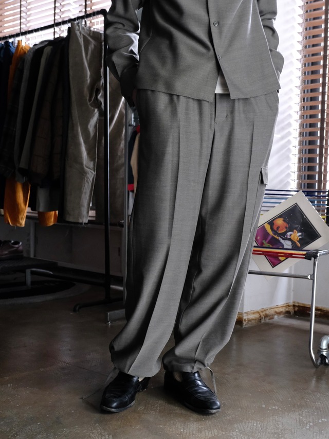 【SOSHIOTSUKI】 BUBBLE WAIST CARGO TROUSERS