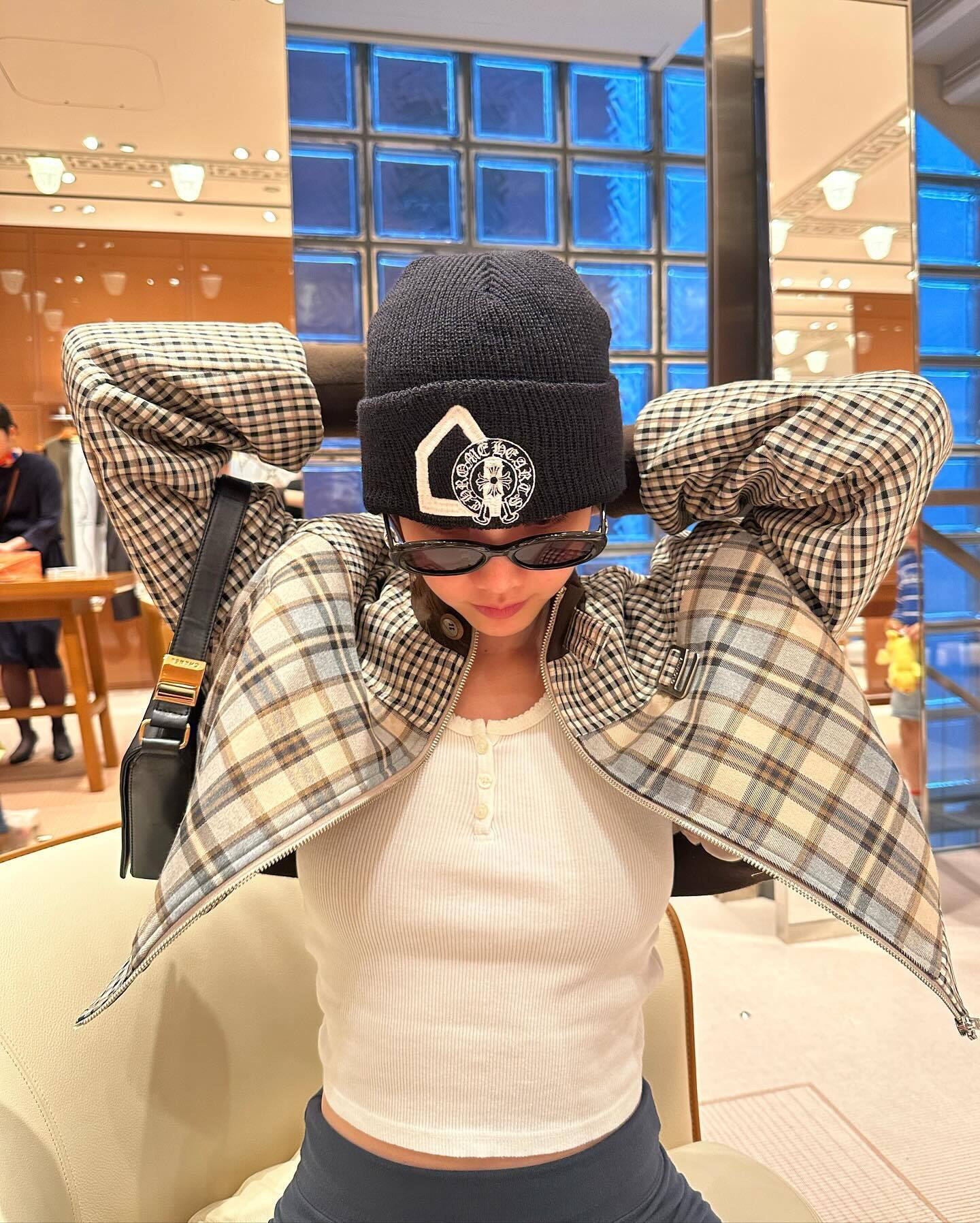 ☆xooos 着用！！【GLOWNY】RUSSELL PLAID BLOUSON (BROWN PLAID) | もごつ