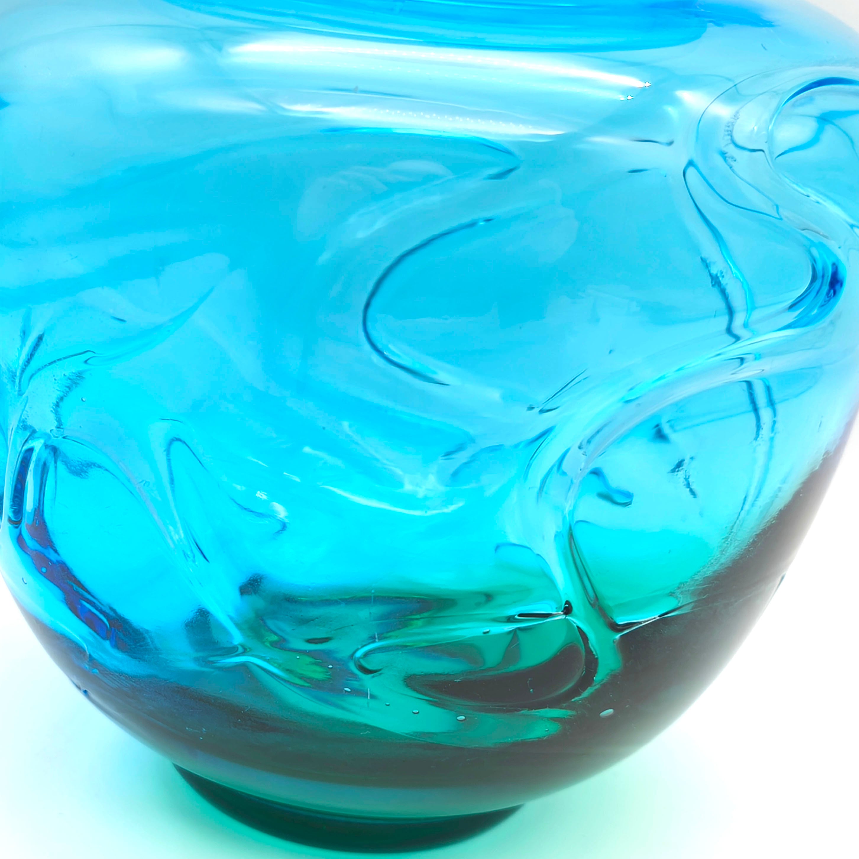 KAMEI GLASS(カメイガラス)・フラワーベース・昭和レトロ