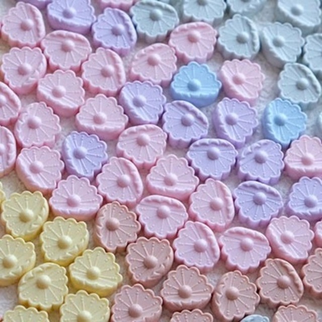 シーリングワックス shell /  lavender【約90粒】