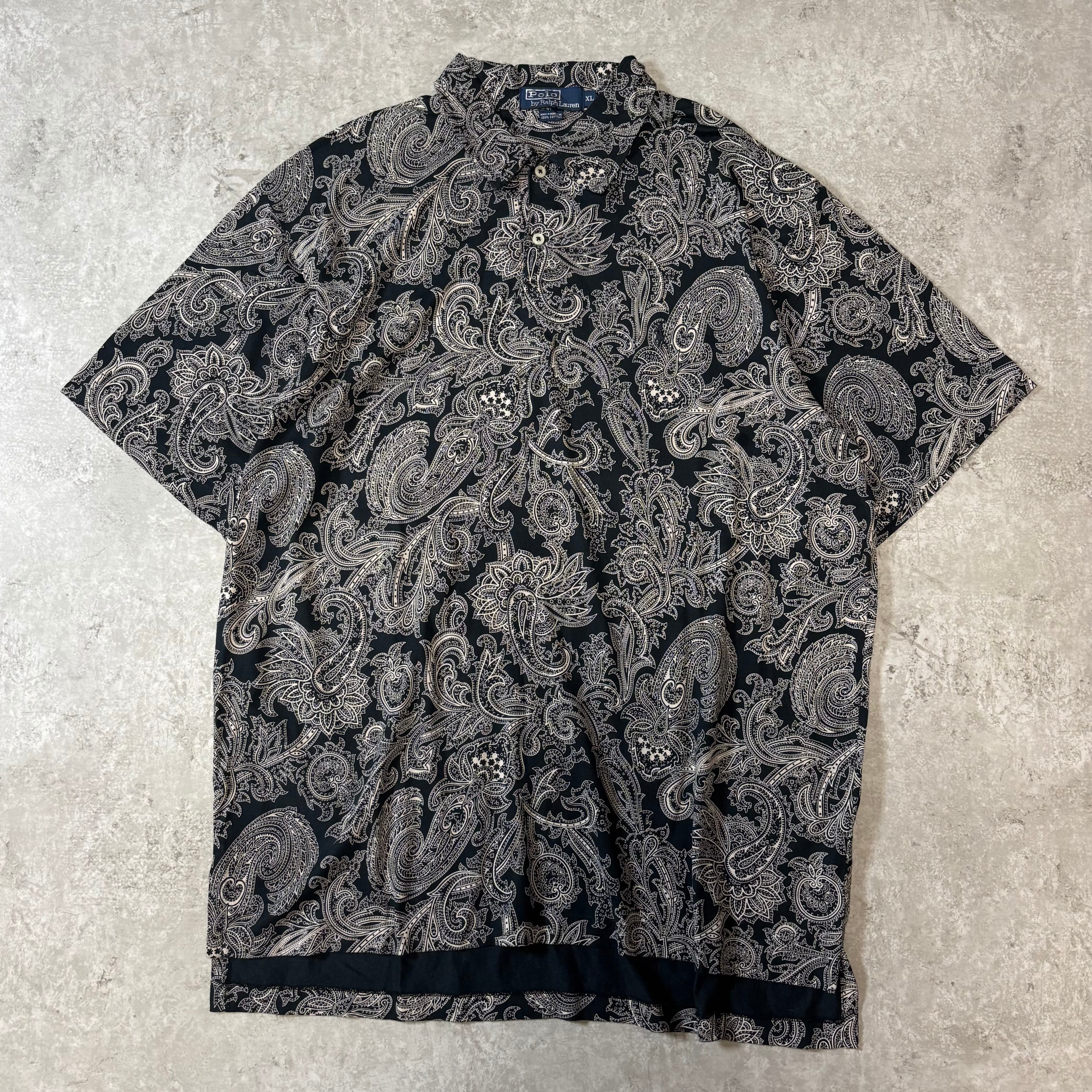 1990s~ Polo Ralph Lauren S/S Polo Shirt "Paisley!!"