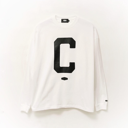 BIG C L/S T-SHIRT WHITE-BLACK