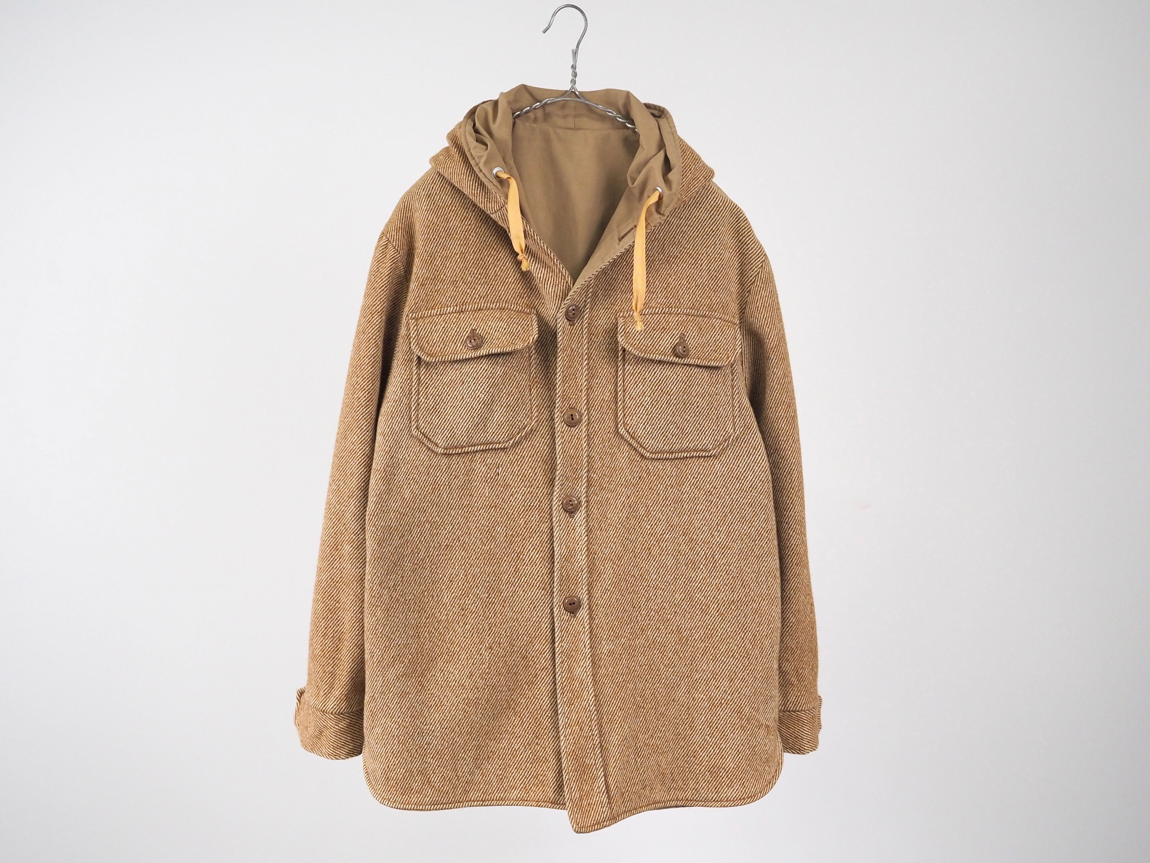 Woolrich reversible wool hoodie jacket M