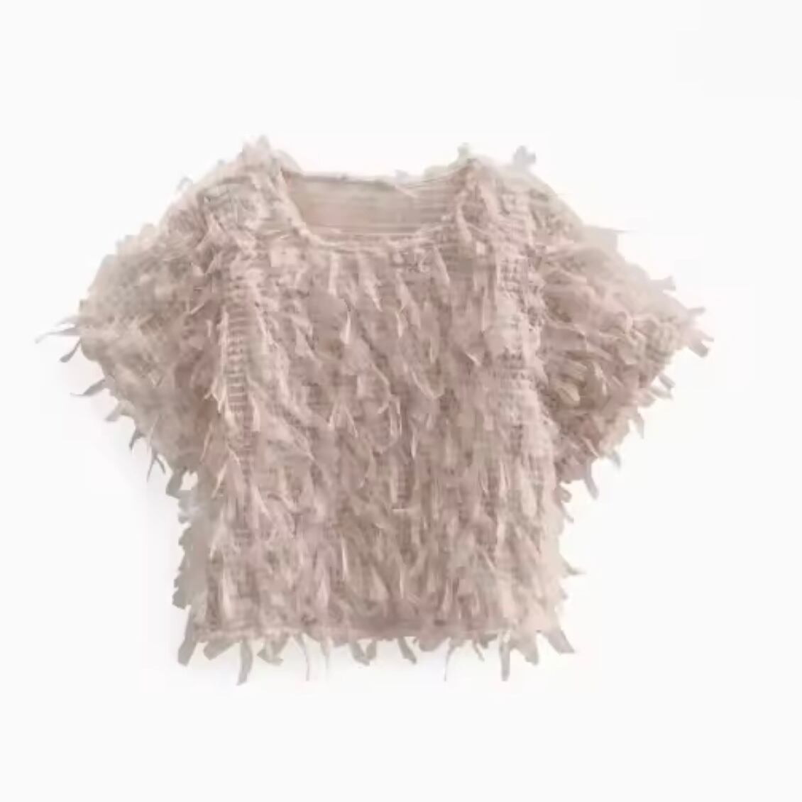 ribbon soft tulle tops