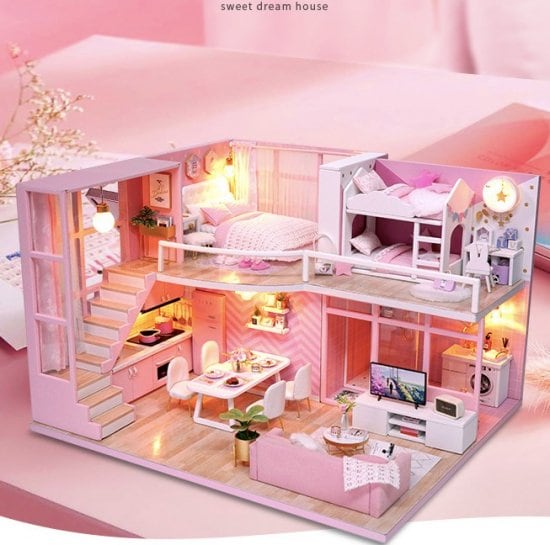 子供 おもちゃ 女の子 ドールハウス ミニチュアハウス 人形の家