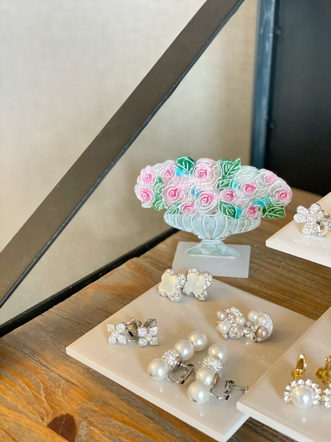salon de do ④F プリザーブドフラワーで色づけする手のひらサイズの