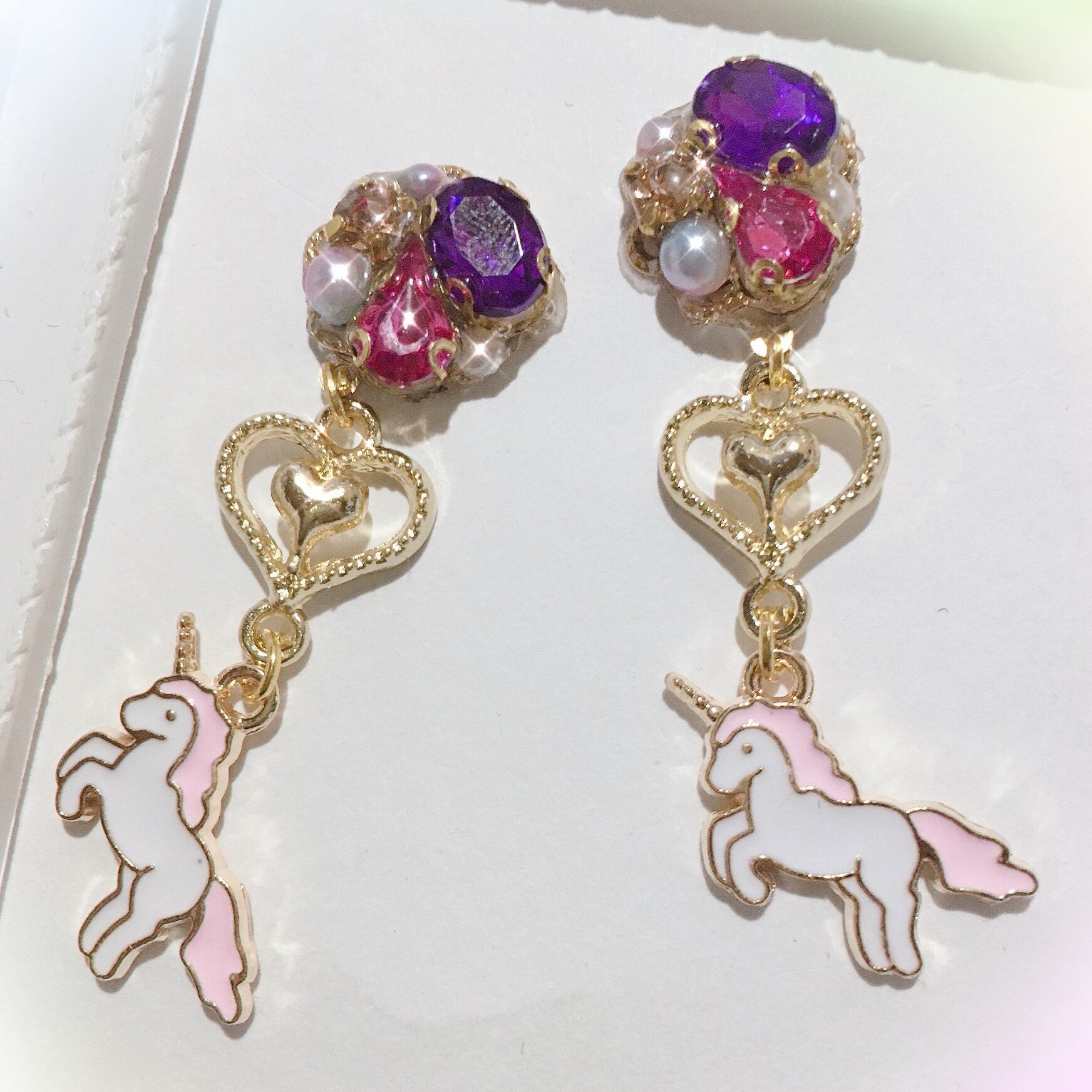 ムラサキ 月に乗ったユニコーン ボールペン 450円