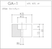 GA-1（EPDM ライトグレー）1個