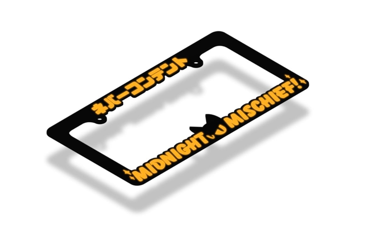 NEVER CONTENT MIDNIGHT MISCHIEF！ ライセンスフレーム | 輸入アニメ