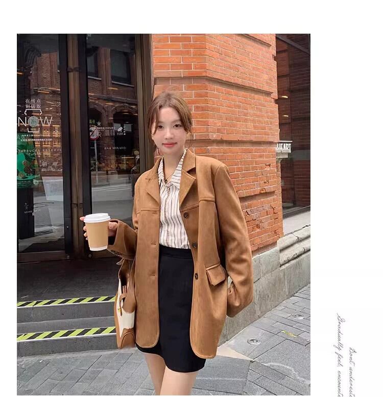 送料無料】トップス アウター ブルゾン ジャケット メイラード レトロ