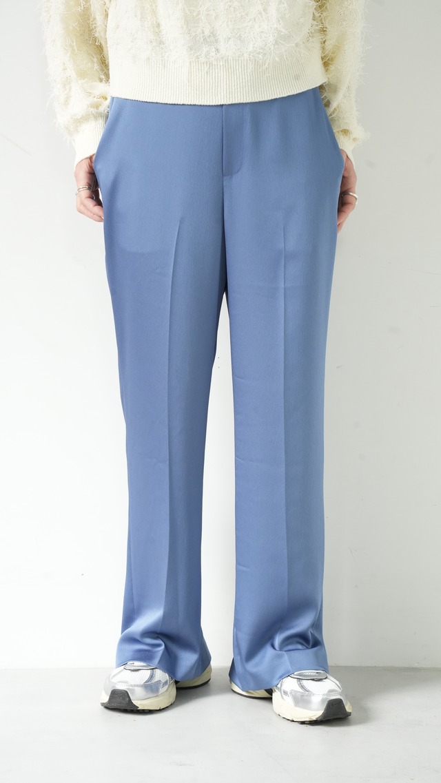 Satin pants(blue)