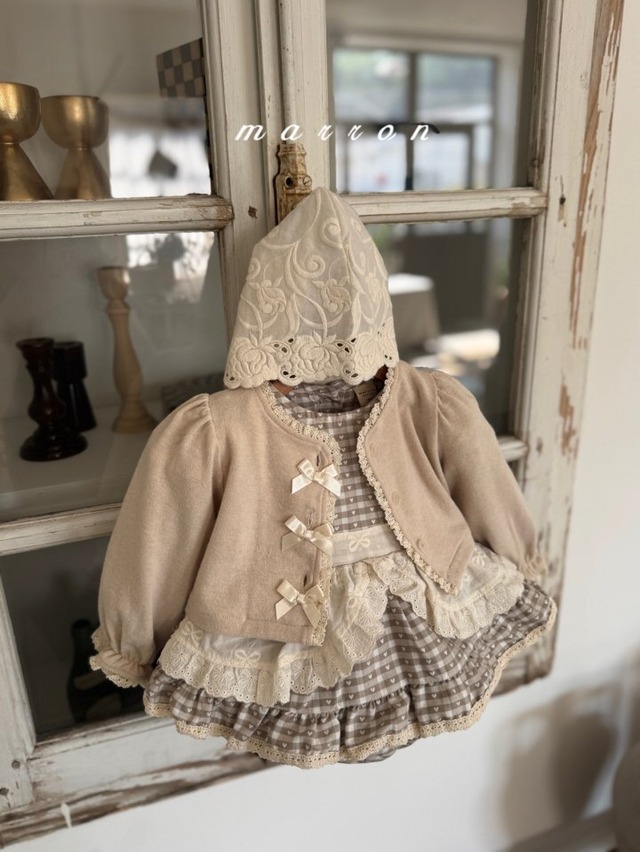 〖 即納 〗2025 秋新作 MARRON マロン ローズボネット