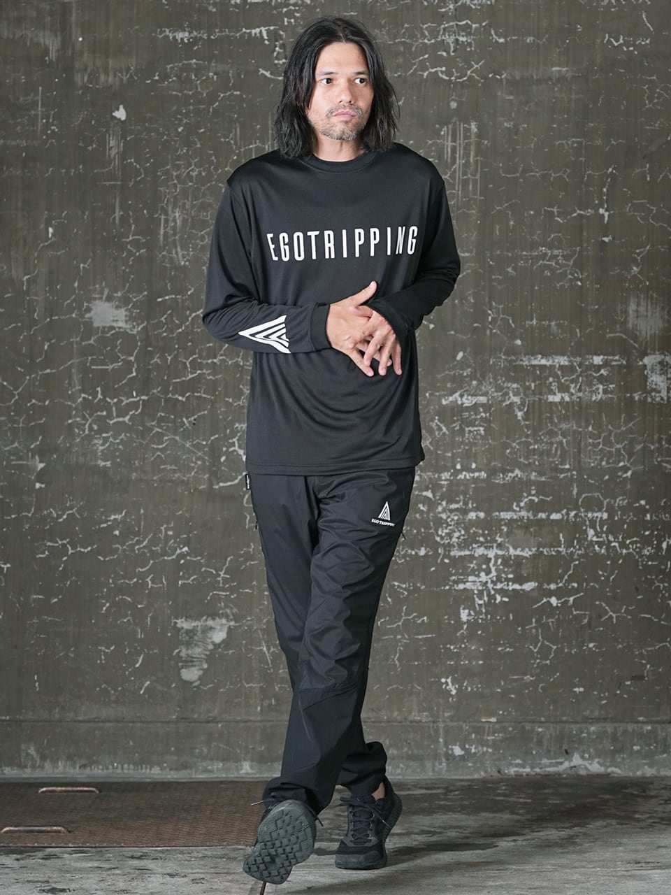 【エゴトリッピング EGO TRIPPING☆】CASHER ロングスリーブT☆ EGO TRIPPING (エゴトリッピング) TRAININGTEE LONG