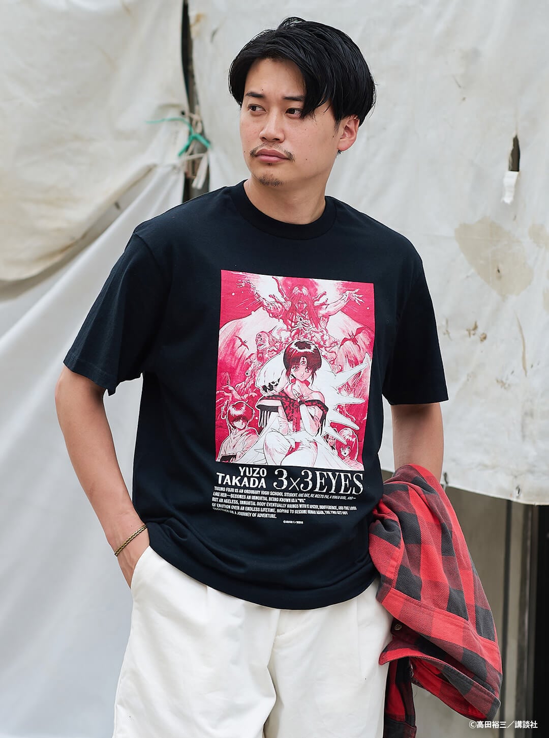 3×3EYES」T-Shirt／ Crimson | Number Rock