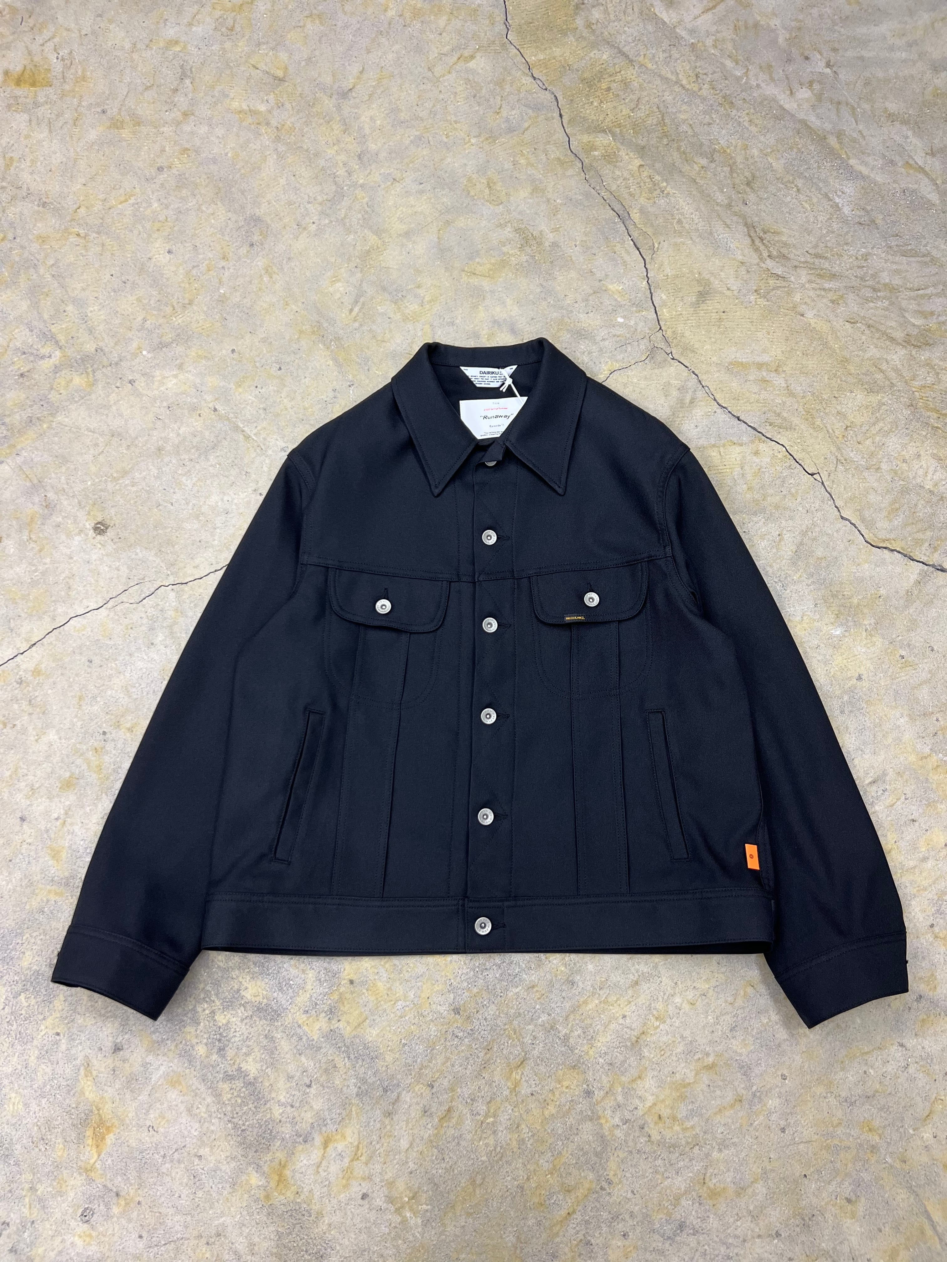 DAIRIKU | Polyester Jacket (24ss) | Black | HOWDAY