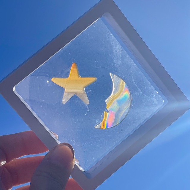 Iris Agate (moon & star 3/ ホワイト)