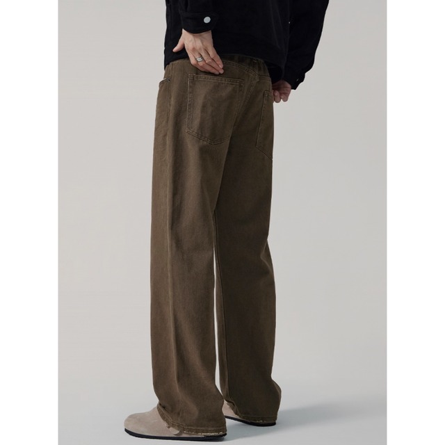 ストレートレッグ レトロパンツ af0428