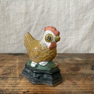 にわとりのドアストッパー